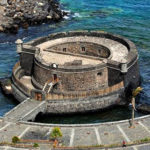 Castillo en la Plaza La Polvora en Santa Cruz de Tenerife