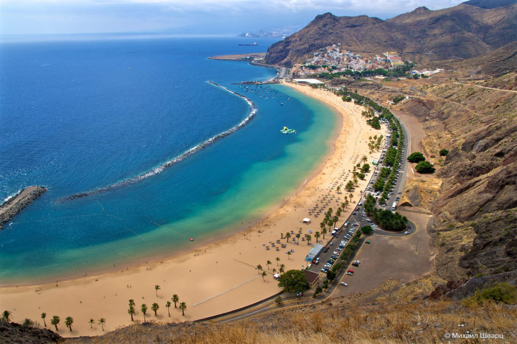 Las Teresitas Beach in Santa Cruz de Tenerife